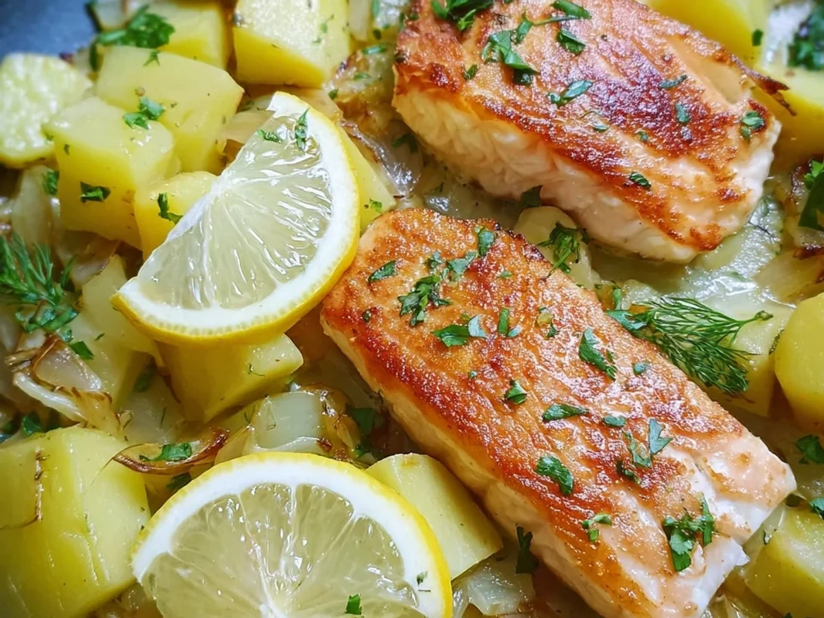 Gebratenes Seelachsfilet mit Kartoffeln: Einfach & schnell - Bild 1