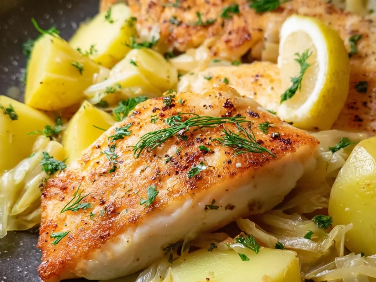 Gebratenes Seelachsfilet mit Kartoffeln: Einfach & schnell - Bild 2