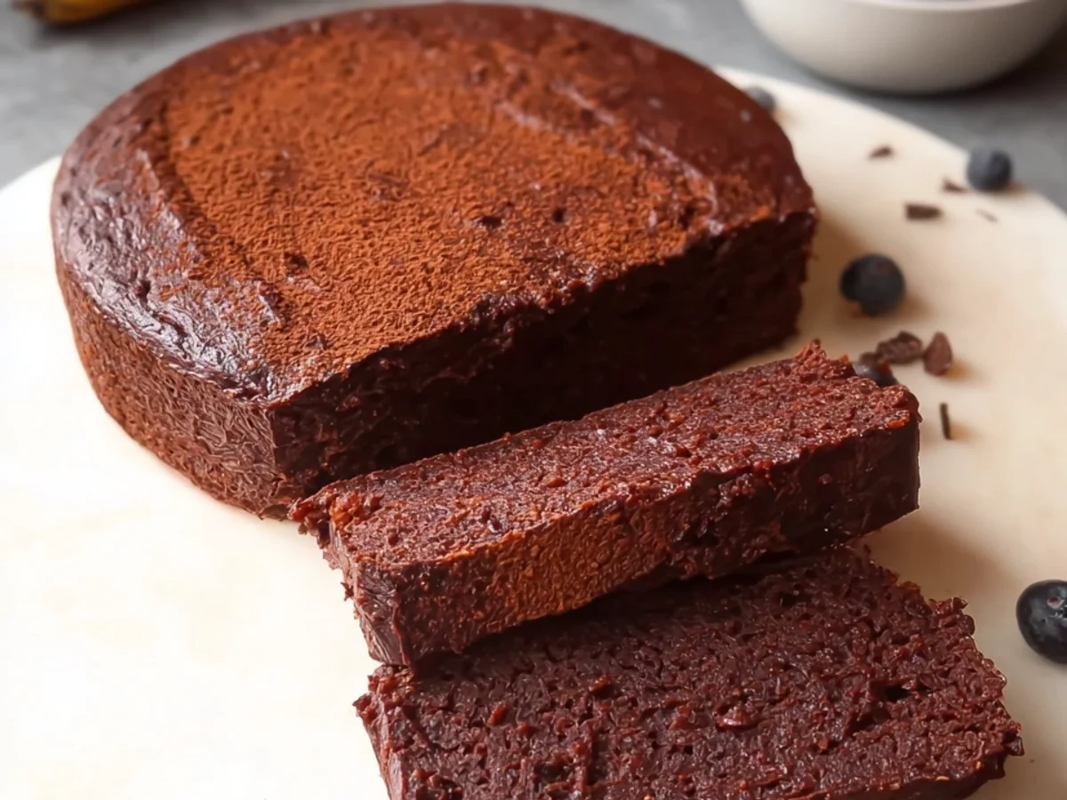 Gesunder Schokokuchen aus 2 Zutaten: Einfach & schnell - Bild 2