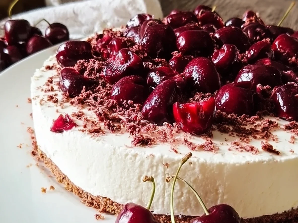 Low Carb Mascarpone-Kirsch-Kühlschranktorte ohne Backen - Bild 1