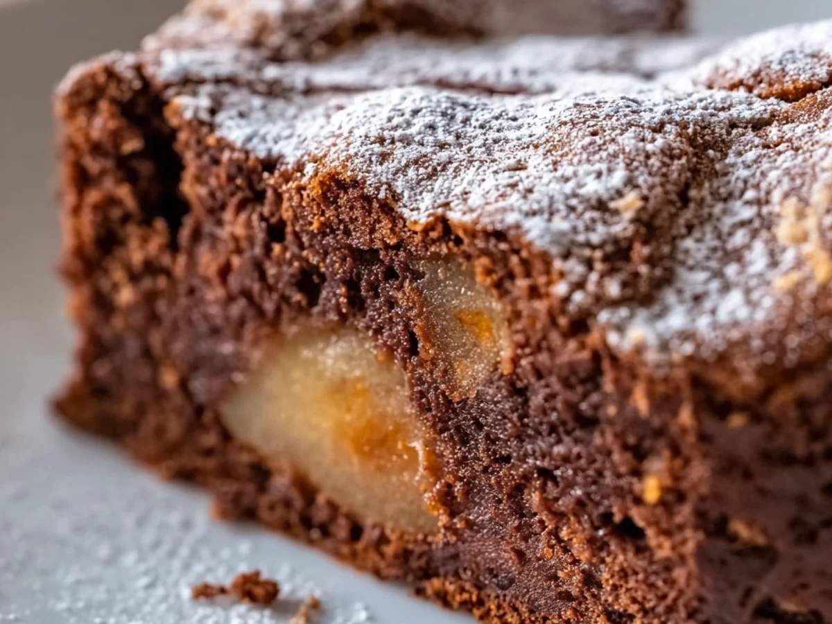 Low Carb Schokokuchen mit Birnen Zuckerfrei & Saftig - Bild 2