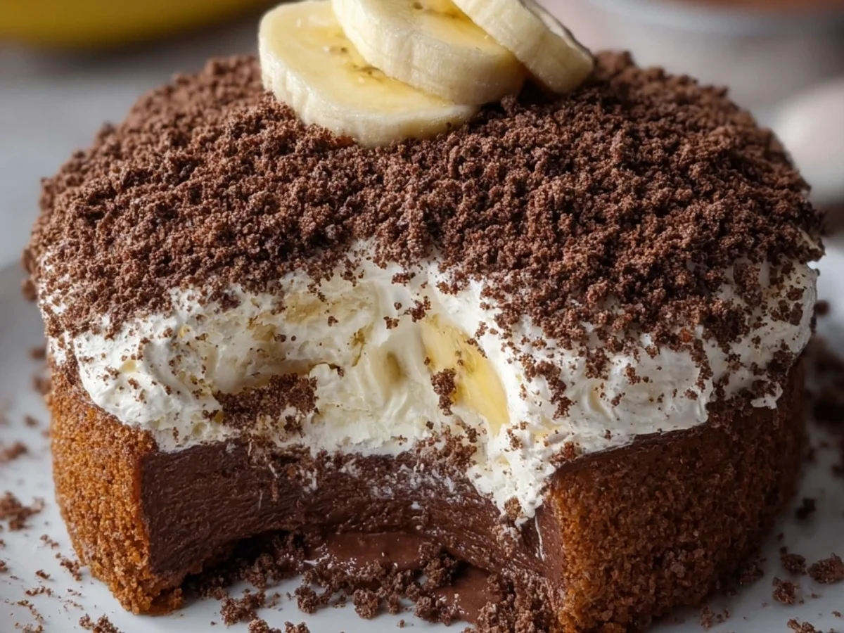 Maulwurfkuchen mit Banane für Kindergeburtstage - Bild 1