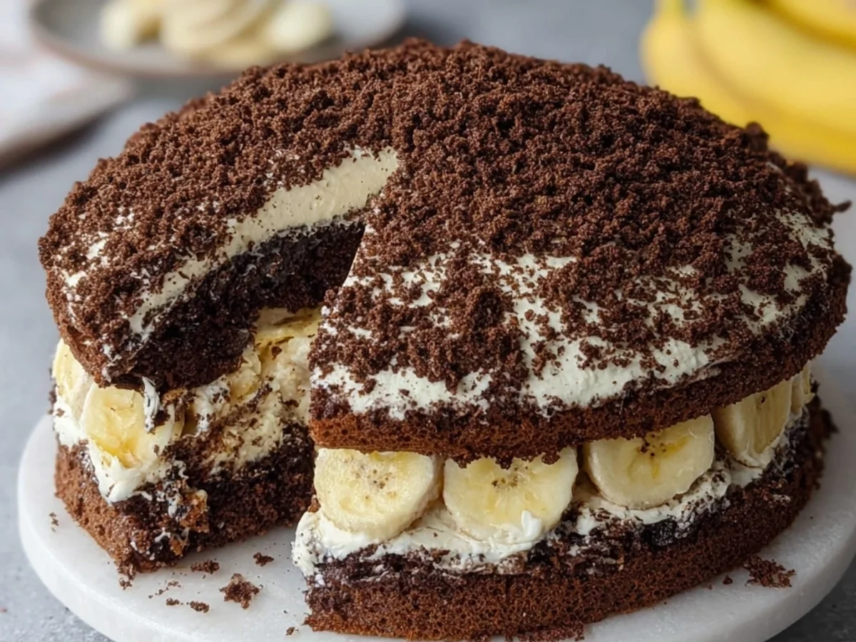 Maulwurfkuchen mit Banane für Kindergeburtstage - Bild 2