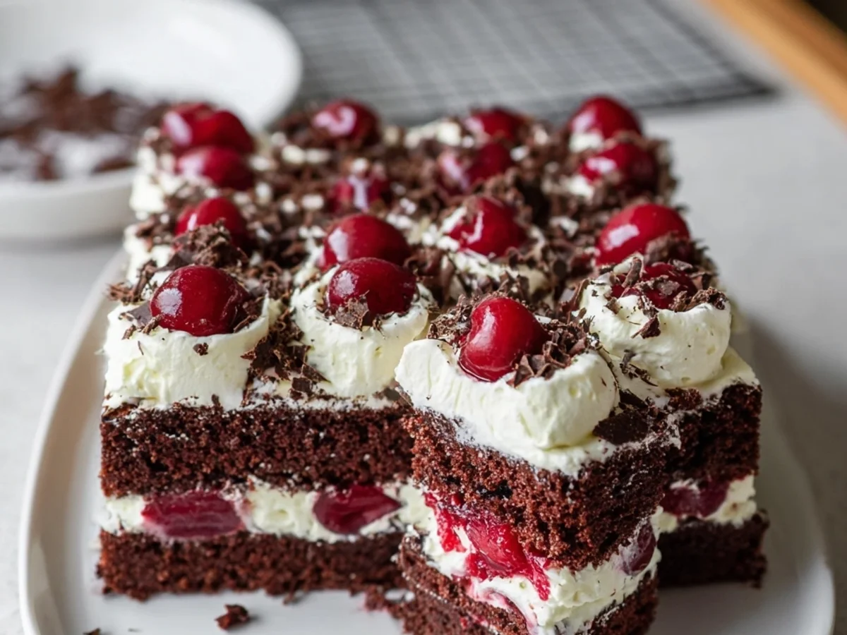 Schwarzwälder Kirschtorte vom Blech: Einfach & schnell - Bild 1