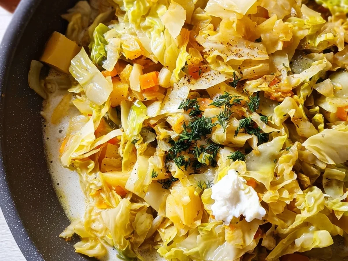Spitzkohlpfanne mit Kartoffeln: Vegetarisch & schnell zubereitet - Bild 2
