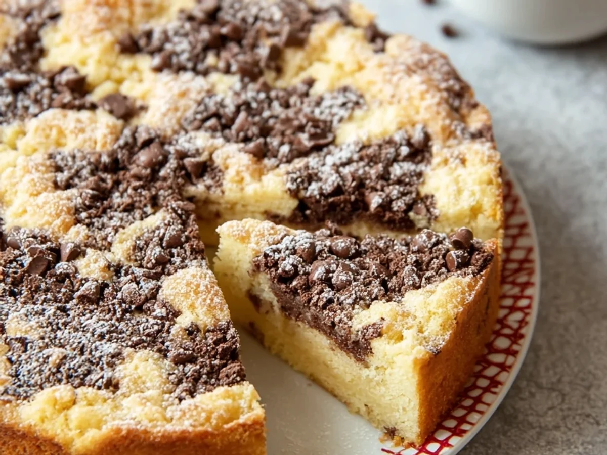 Versunkener Streuselkuchen mit Schokostreuseln backen - Bild 1