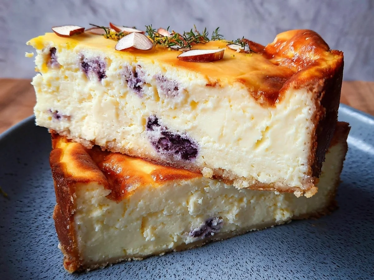 Gesunder Käsekuchen: High Protein & Low Carb ohne Zucker - Beitragsbild