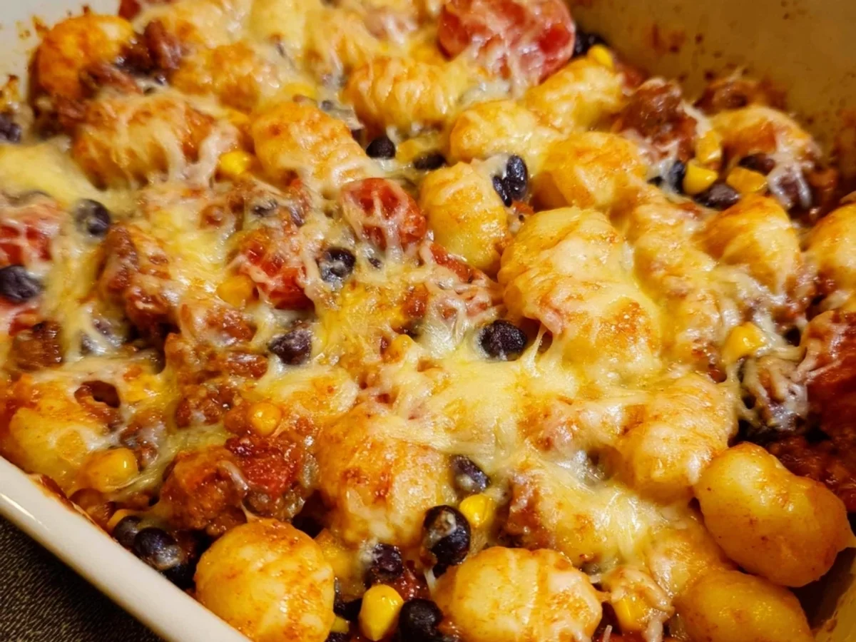 Mexikanischer Gnocchi Auflauf: Schnell & Lecker - Beitragsbild