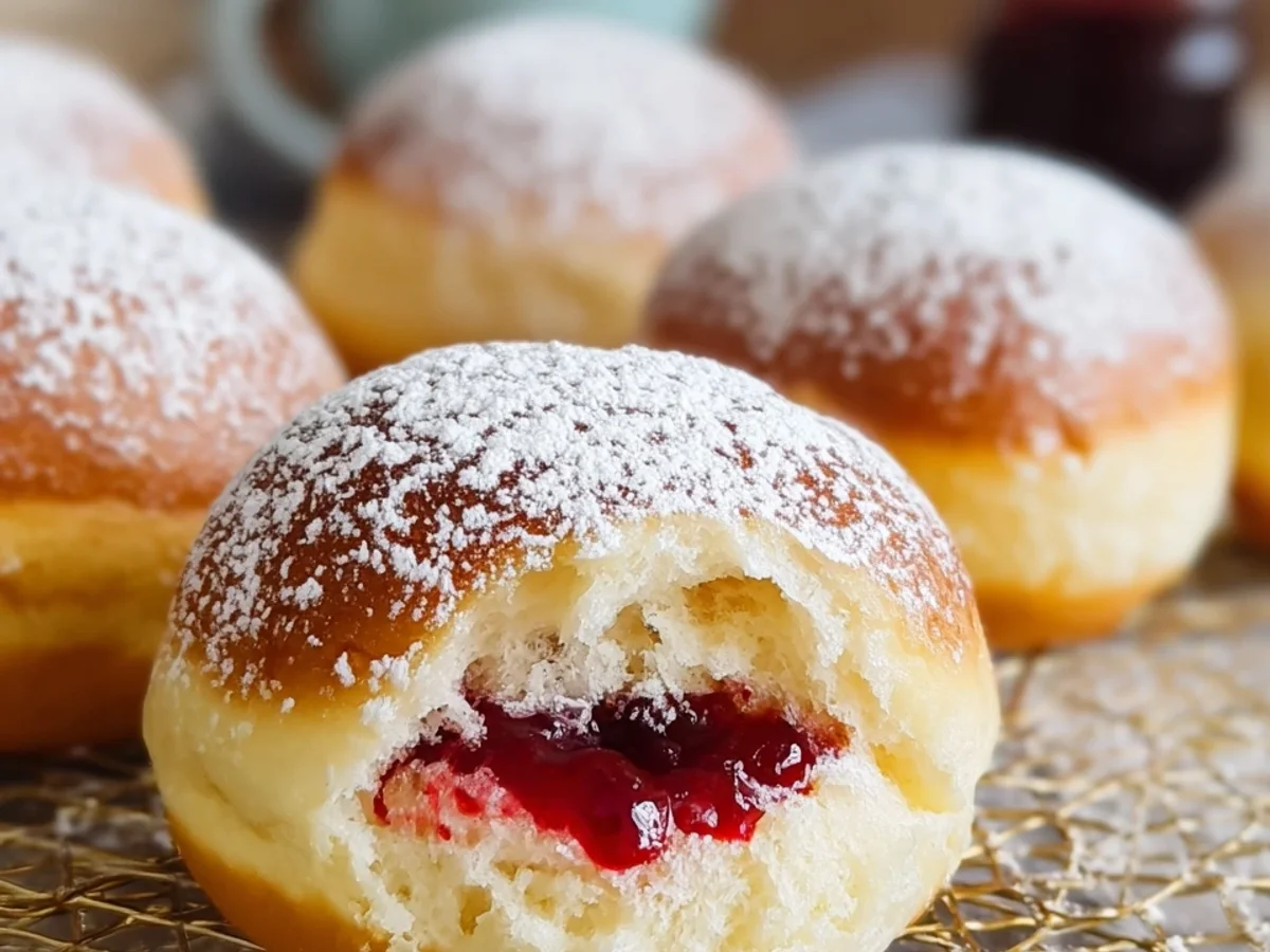 Ofenberliner: Leckere & fluffige Berliner aus dem Backofen - Beitragsbild