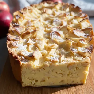 Schneller Apfel-Quark-Kuchen ohne Boden: Leicht & Lecker