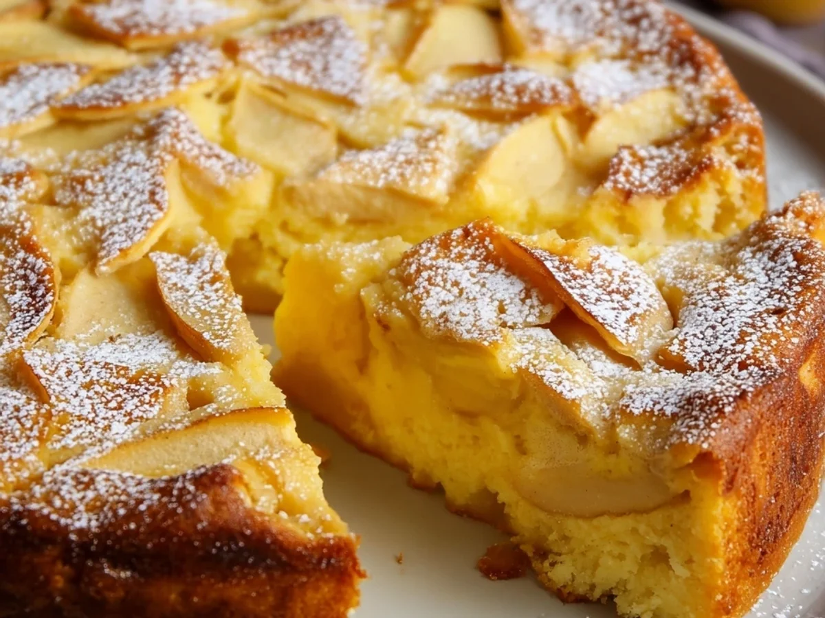 Schneller Saftiger Apfelkuchen mit Quark: Einfach & Lecker - Beitragsbild