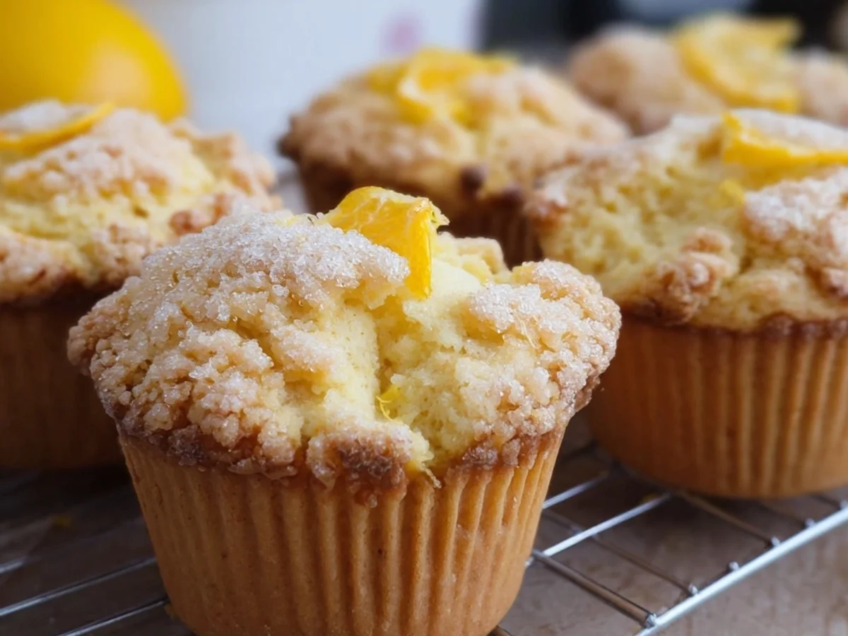 Zitronenmuffins mit Joghurt: Saftig, Fluffig & Leicht - Beitragsbild